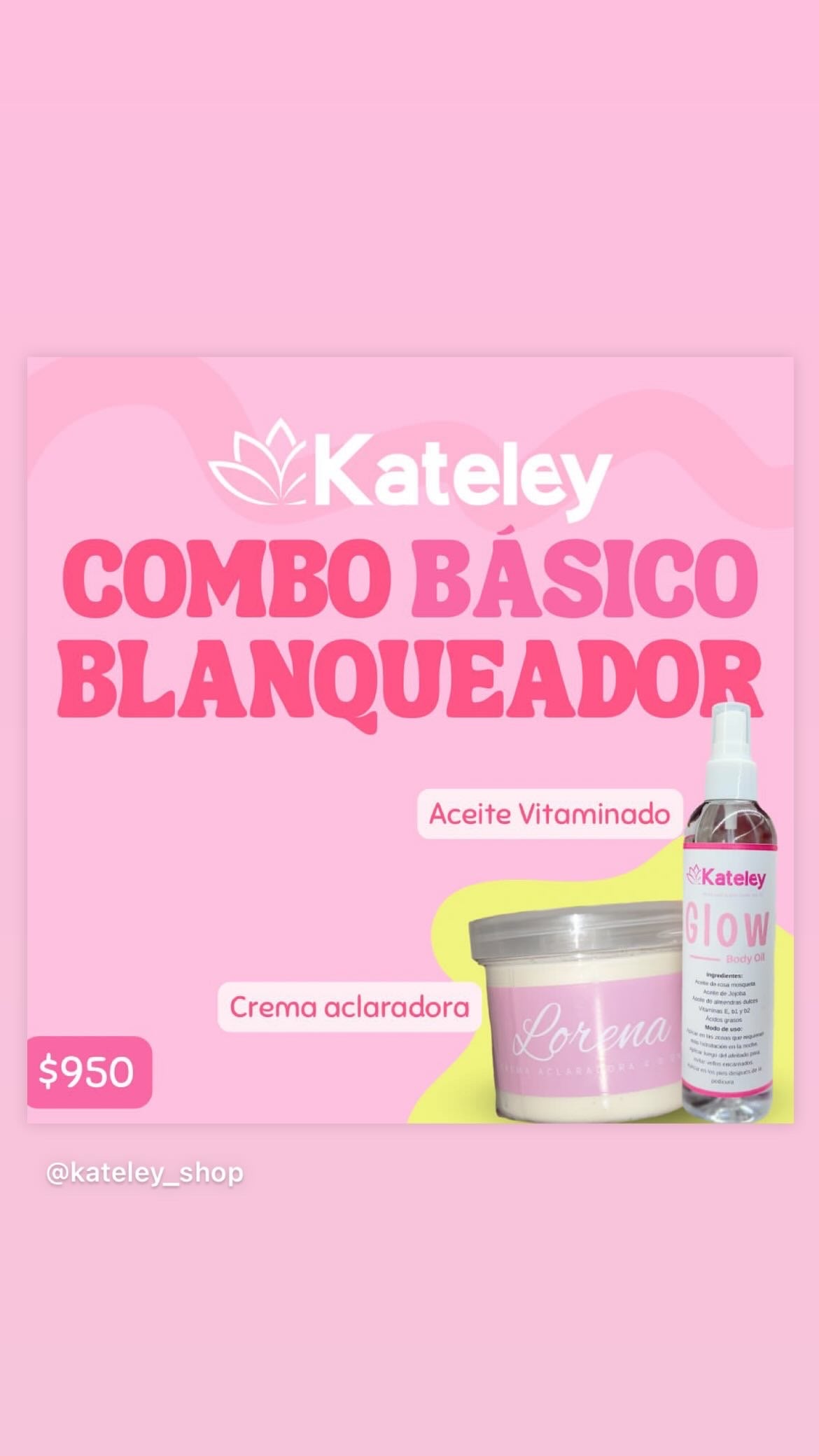 Combo básico blanqueador